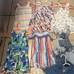 Toddler Girl Clothes Size 2t Summer Rompers 