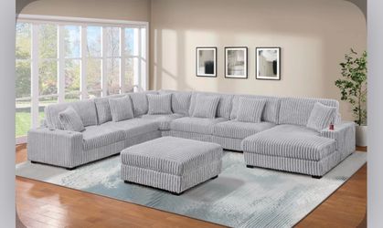 Oversized sectional sofa set