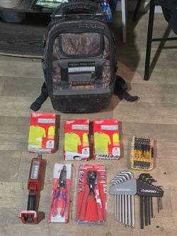 Premium Tools Lot Knipex & Veto Pro Pac Backpack - Brand New Items!