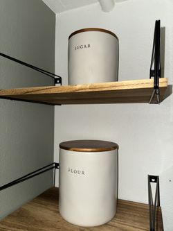 Magnolia Hearth & Hand Ceramic Sugar & Flour