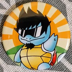 Squirtle Squad 1.75 Inch Pin Back Buttons