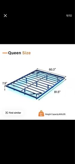Queen box frame