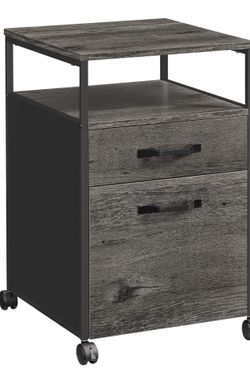 VASAGLE File Cabinet, Mobile Filing Cabinet  With Wheels