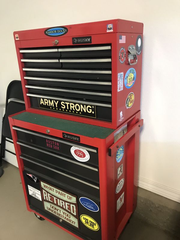 Red Husky double wheeled tool chest for Sale in Crestview, FL OfferUp