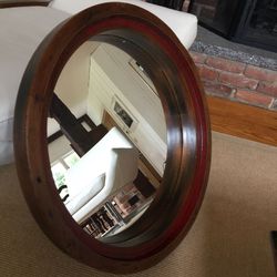Antique round mirror - unique