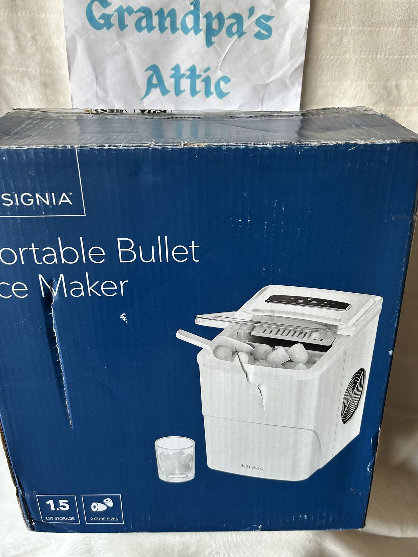 π§ Insigniaβ’ Portable Ice Maker β White β Fast Ice, Easy to Use!