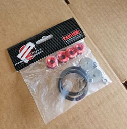 Brand New Universal Password JDM Red Aluminum Car Bumper Trunk Fender Hatch Lids Quick Release Fastener