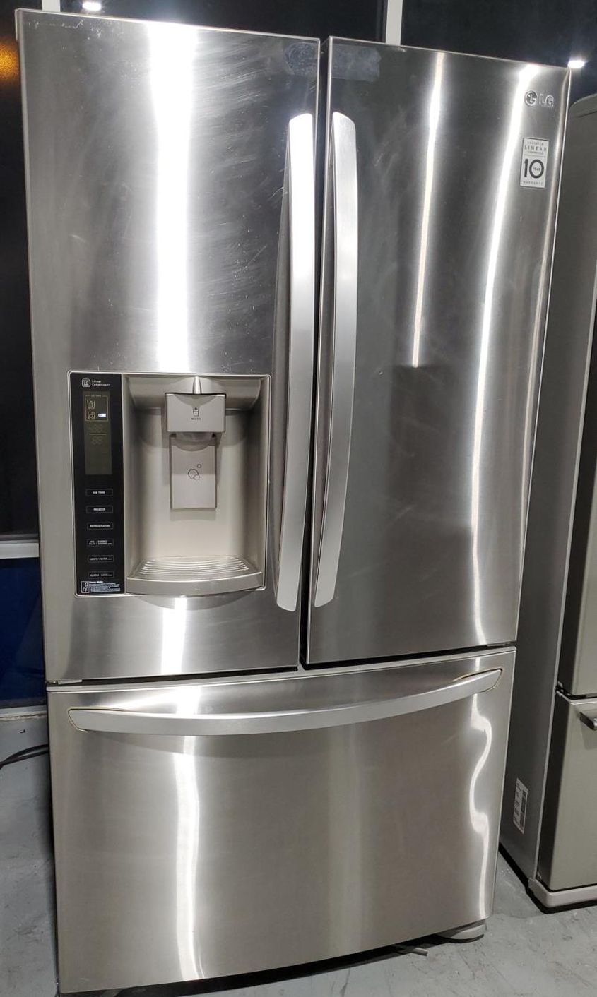 LG 3 Door Stainless Steel Refrigerator Fridge