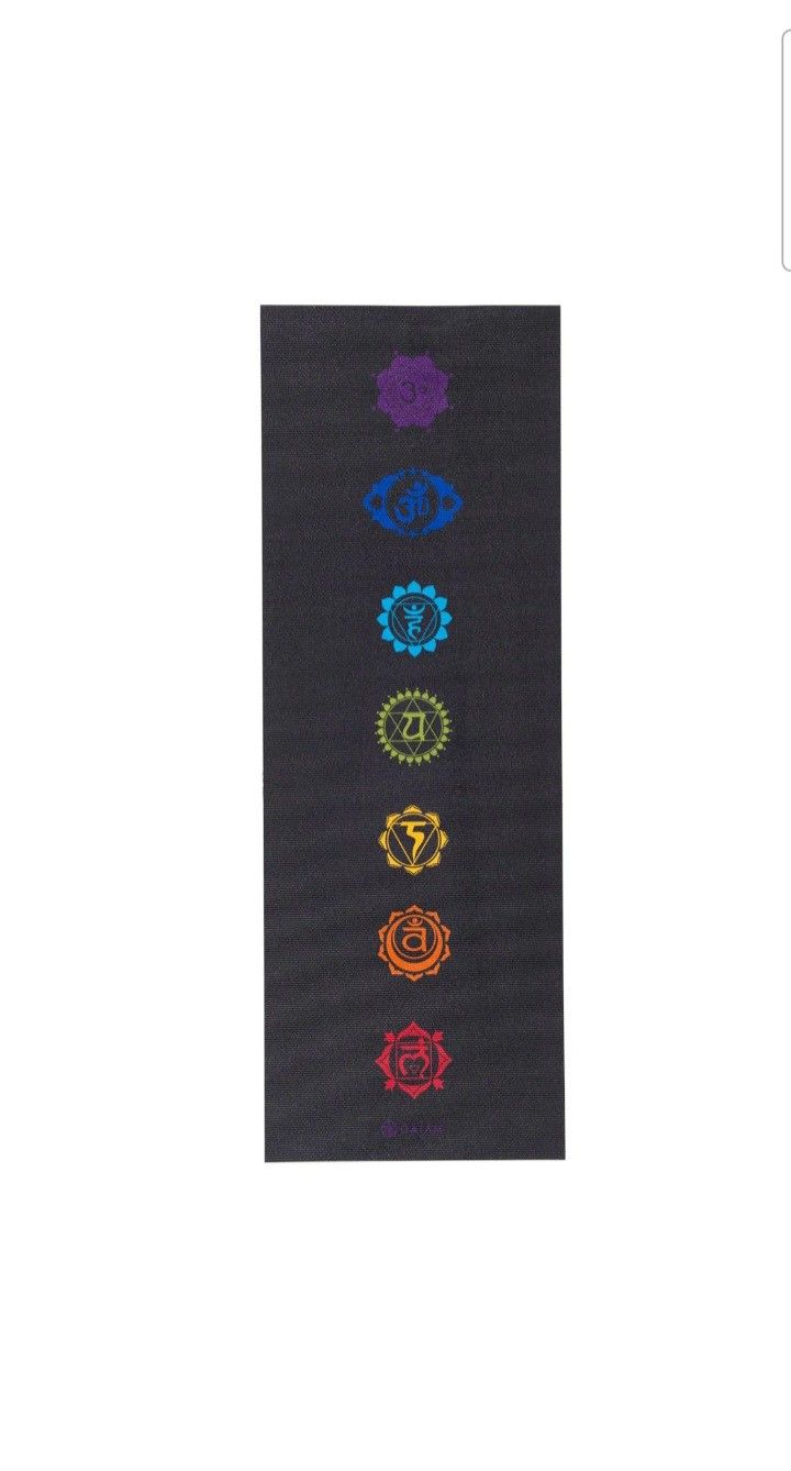 Yoga Mat With Beautiful Chakra Design