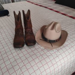 Girls Boots And Hat