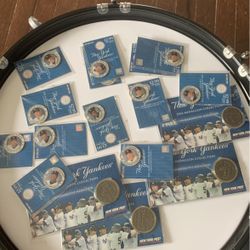 2004 New York Yankees Medallion Collection I Will Sell Individual Or As A Whole Better Deal If You Buy Them All Make Me An Offer !!!!!!!