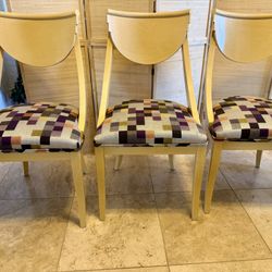 Vintage Set of 6 Designer Dining Chairs
