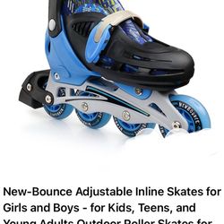 New-Bounce Adjustable Inline Skates
