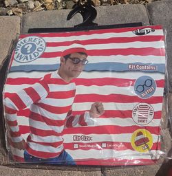 Waldo Men's Costume size small/medium