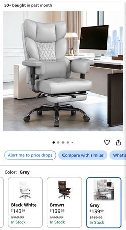 Executive Office Chair- Grey