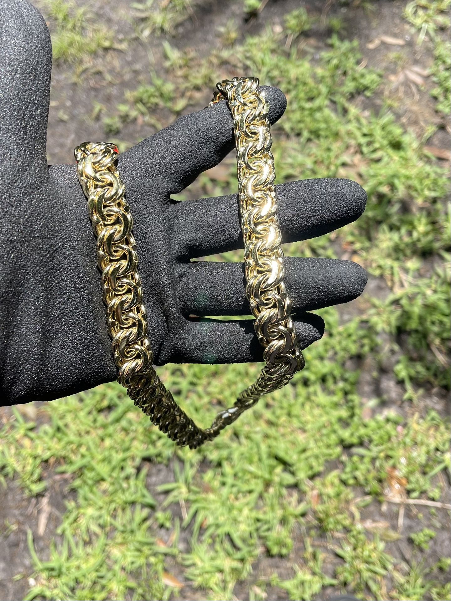 Heavy 14k Gold Filled Chino Link chain