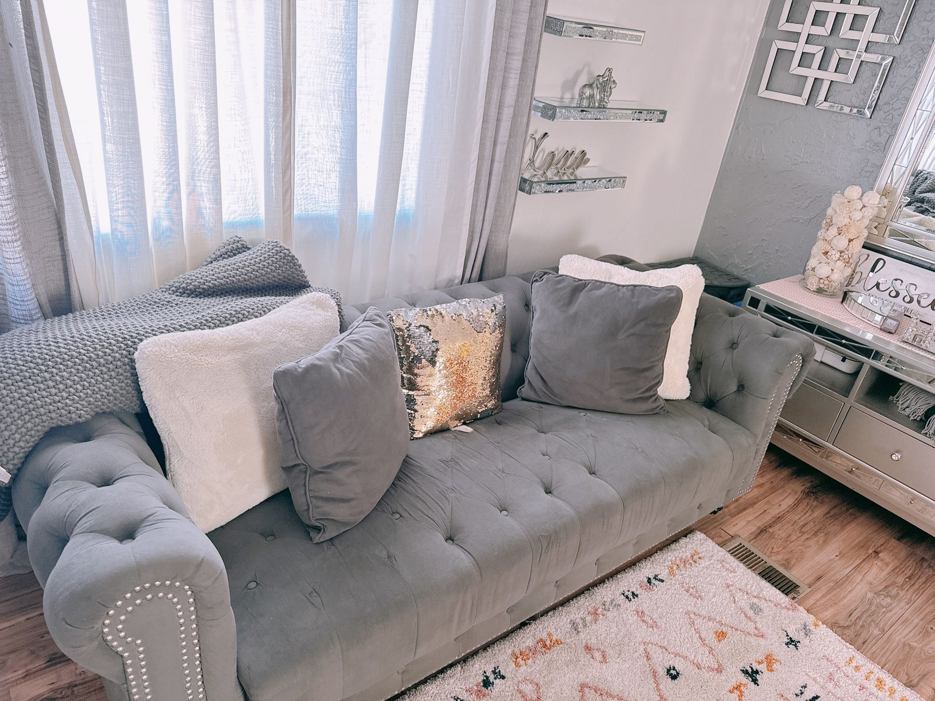 Couches Grey for Sale in Apple Valley, CA OfferUp