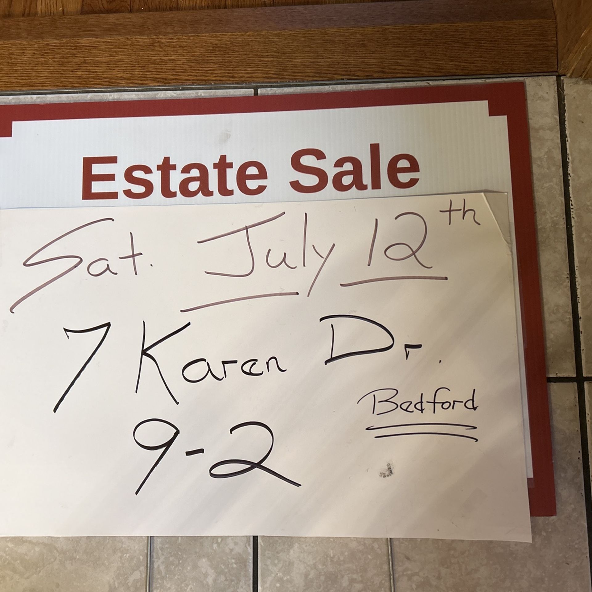 Estate Sale