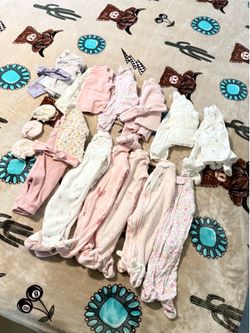 Newborn babygirl clothes.