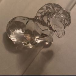 CRYSTAL HORSE / ZEBRA FIGURINE