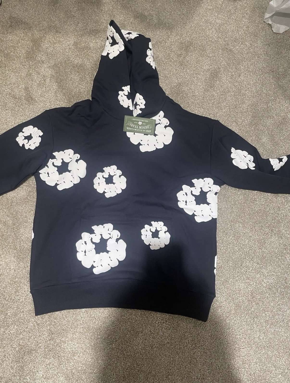 Denim Tears Hoodie Navy