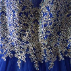 Purple And Gold Dress