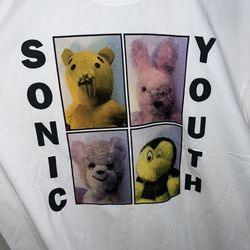 Sonic Youth Vintage Style NEW T Shirt XL Plushes Mike Kelley Art Levi’s