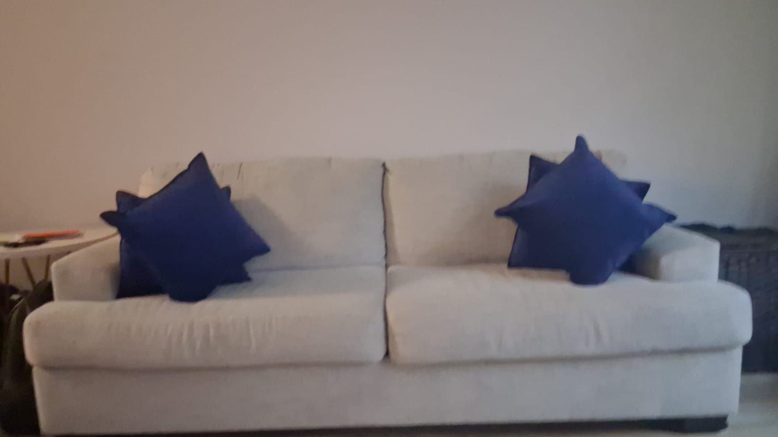 Ivory Color Couch/ Sofa 