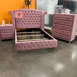 Queen Size Bed Frame With Mattress 