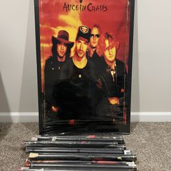 Original Alice In Chains Poster 1990S