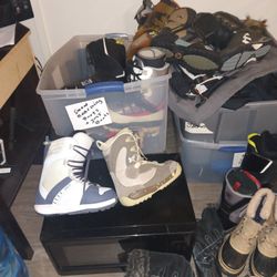 Snow Stuff, Snowboards, Snowboarding Bags Ski Carrying Bags, Snowboarding Boots Some Snow Boots And Hundreds Of Pairs Of Snowboarding Pants And Bibs 
