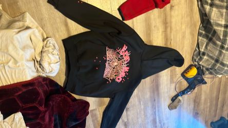 Pink sp5der hoodie
