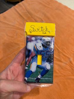 Vintage San Diego Chargers Junior Seau #55 Light Switch Plate Cover New