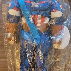 Brand New Captain America Plush Doll Toy Backpack