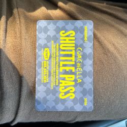 Coachella Weekend 1 shuttle Pass Only
