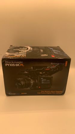 Blackmagic Pyxis 6K PL Cinema Camera