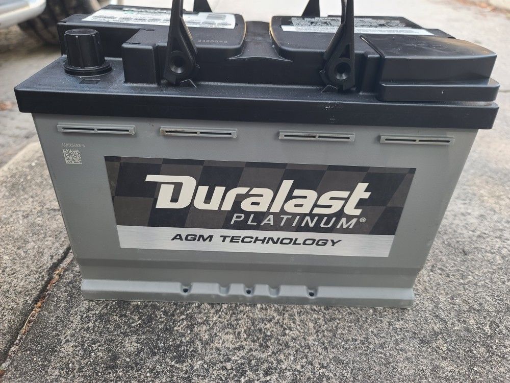 Brand New Duralast Platinum AGM Technology