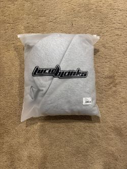 BRAND NEW lucid blanks grey hoodie