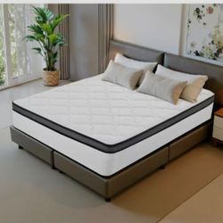 Brand New Queen Size Hybrid Mattress in a Box - 10”