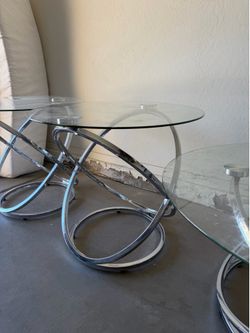 Coffee Table - tempered glass