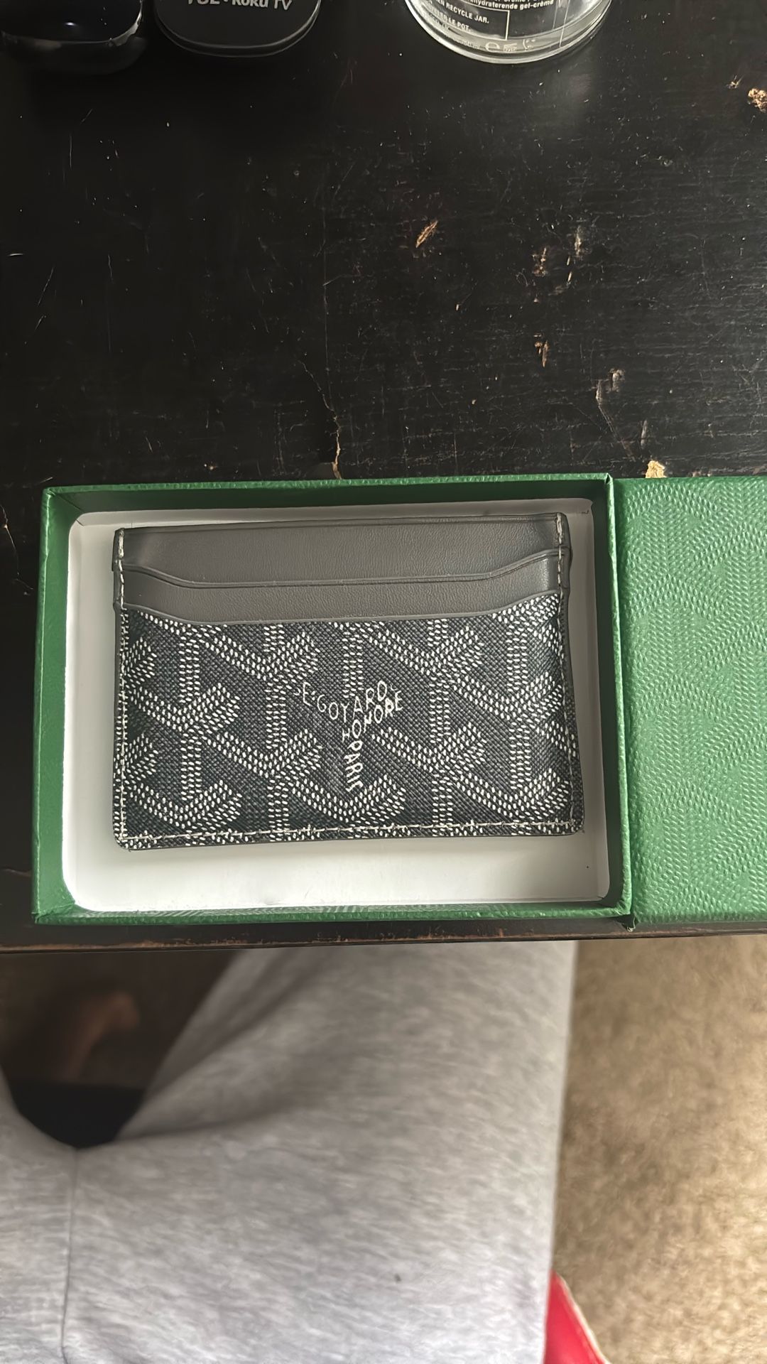 goyard grey wallet