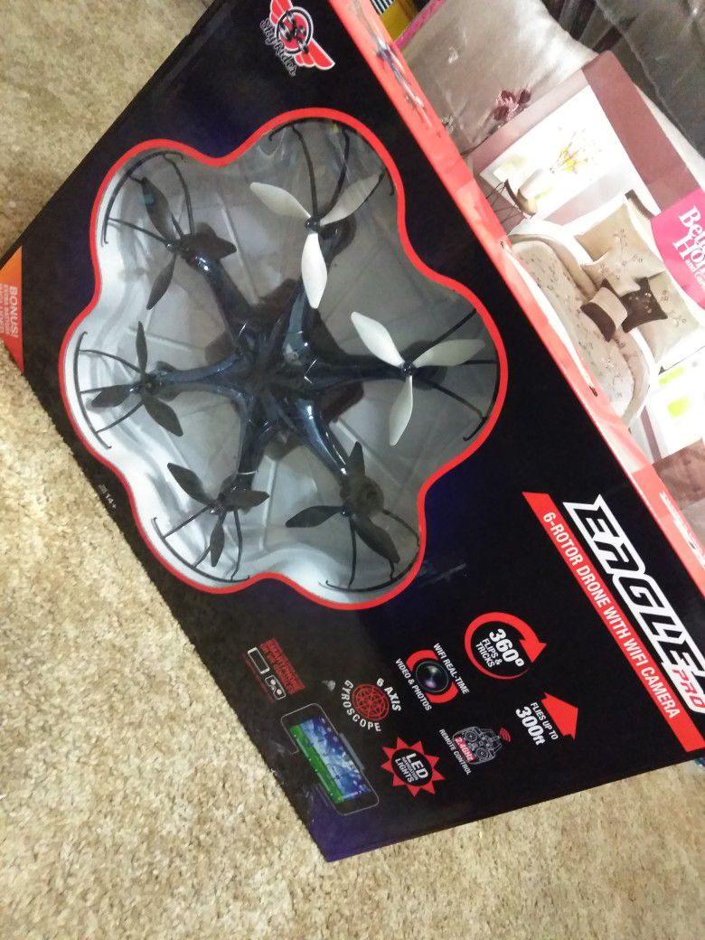Eagle Project 6 Rotor Drone with wifi camera