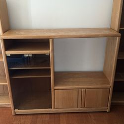 Book Shelves & Entertainment Stand