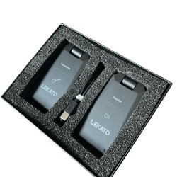 LEKATO 5.8G Wireless Guitar System Upgraded Rechargeable Wireless Guitar Transmitter Receiver WS-90