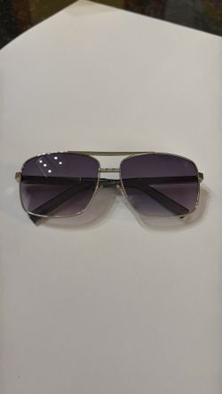 Silver Louis Vuitton Sunglasses