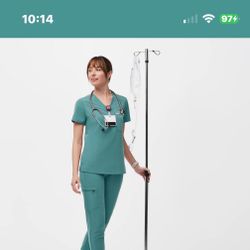 FIGS SCRUBS SET TOP & PANTS SIZE XS 