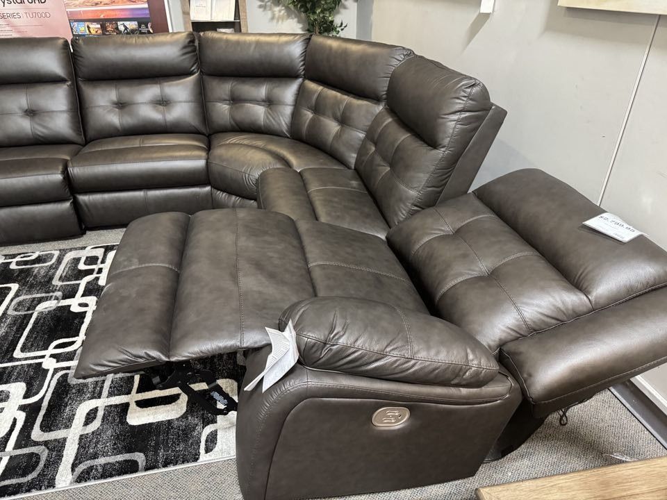 Take Home Pay Later Only $39 Down Payment 🌟 Mackie Pike Power Reclining Sectional Couch Set Fast Delivery