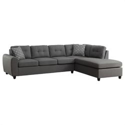 Grey Sectional Still In The Box For SALE! $1199