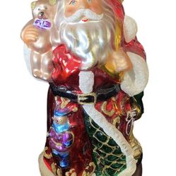 Thomas Pacconi 30 Years Classics 2004 Blown Glass Collectible Santa Claus