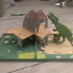 Vintage 2005 Matchbox Pop Up Dragon Castle Treasure, Fold N Go